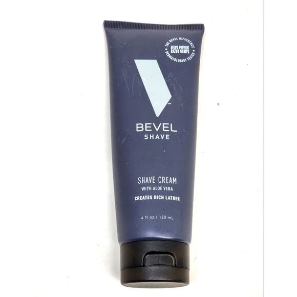 Bevel Shave Men's Shave Cream Ultra Moisturizing Aloe Vera Shea Butter New 4 oz. - Picture 1 of 6